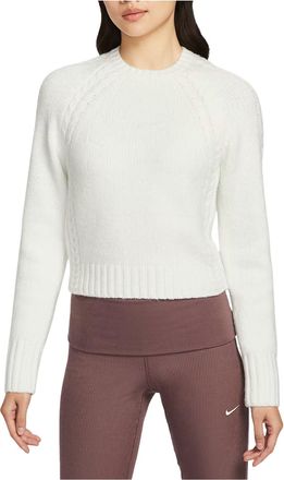 Nike (WMNS) Nike Sportswear Chill Knit Slim Long-Sleeve Sweater Sail Black IF0247-133