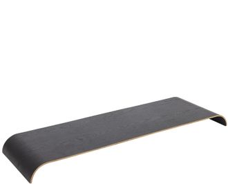 AYTM Holztablett Curva f&uuml;r das Curva-Wandregal 81 x 25.5 cm - Schwarz