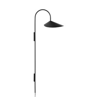 Ferm Living Arum Tall Wandleuchte, schwarz