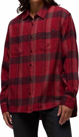 Prana Cabin Core Flannel Shirt In Retrograde