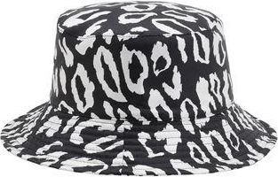 8 by YOOX DOUBLE FACE ANIMALIER BUCKET HAT
