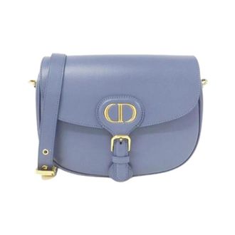 Dior Pre-owned Bobby Medium Calfskin Shoulder Bag - Dames - Pre-owned - Blauw - Maat: ONE Size Leer