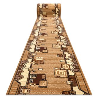 RugsX Rugsx - Alfombra De Pasillo Bcf Morad Szlaczek Oro Viejo 60 Cm Yellow 60x1100 Cm