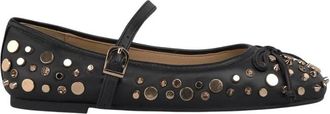 Alma En Pena Ballerina strik studs - Dames - Ballerinas - Zwart - 38 EU - Schoenen