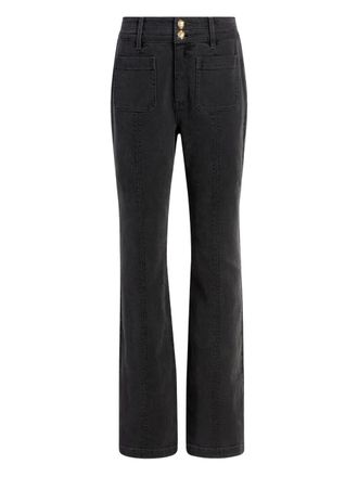 Cinq &agrave; Sept Dahlia button pocket dorothea trousers - Black