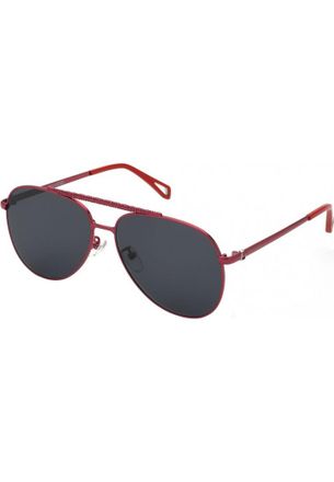 Zadig&Voltaire Womens SZV415-6008ER SZV415 60 6008ER Sunglasses - Dark Red - One Size