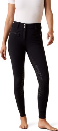 Ariat Womens Tri Factor Allure Full Seat Riding Breech in Black, Size 32, by Ariat