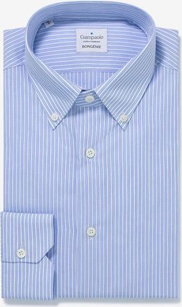 Giampaolo Gestreiftes Langarmhemd aus Baumwolle