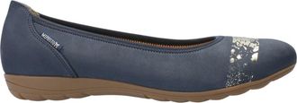 Mephisto Blauwe Nubuck Ballet Ballerina - Dames - Ballerinas - Blauw - 42 EU - Schoenen