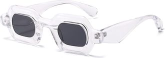 Generic Party Decorations Taking Pictures Of Personalized Sunglasses Men And Women Outdoor Vacation(White)