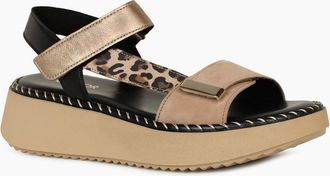 Gabor Womens Foam Womens Sandals - Brown - Size: 3.5
