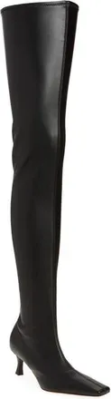 Proenza Schouler Trap Over the Knee Boot in Black at Nordstrom, Size 37.5