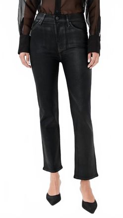 Frame Denim Le Sleek Straight Jeans In Mood Ring Coated
