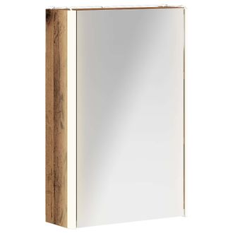 vidaXL Armario Con Espejo De Ba&ntilde;o Madera Vieja 33 X 11,5 X 50 Cm Vidaxl