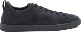 Churchs lace-up pull tab sneakers - men - Calf Suede/Calf Leather/Rubber - 6.5 - Black