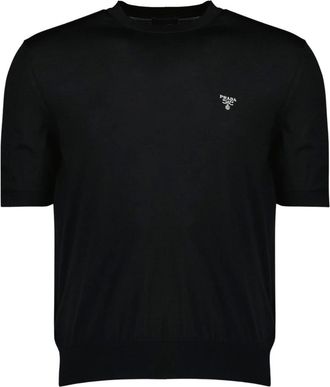 Prada Round-neck Knitwear - male - Prada - Round-neck Knitwear - Black - S - Knitwear
