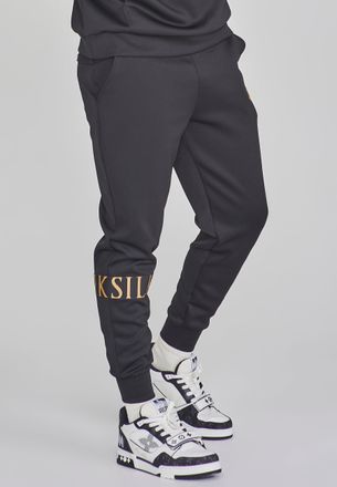 Siksilk Joggers din&aacute;micos negros para hombre SikSilk M