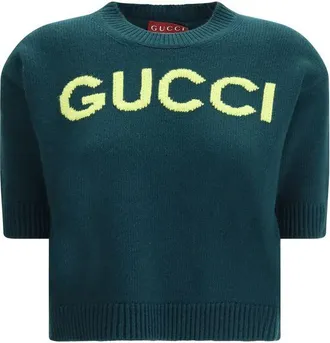 Gucci Bicolor Wool Womens Sweatshirt