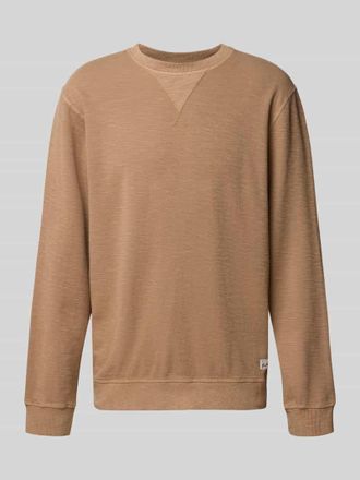 Scotch & Soda Regular Fit Sweatshirt mit Rundhalsausschnitt in Mittelbraun, Gr&ouml;&szlig;e XXL