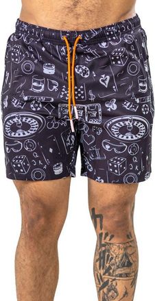 Maceoo Marthyr Swim Trunks in Black at Nordstrom, Size 4