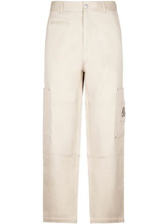 Moose Knuckles Straight-Leg Cargo Pants with Distinctive Logo Patch