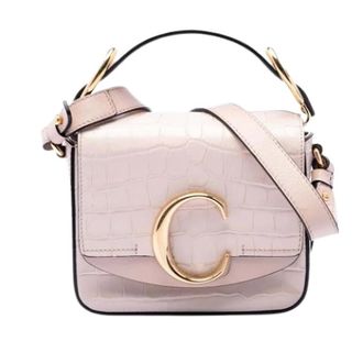 Chlo&eacute; Pre-owned Satchel Bag - Dames - Pre-owned - Roze - Maat: ONE Size Leer