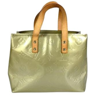 Louis Vuitton Pre-owned Tote Bags, female, Green, Size: ONE SIZE Pre-owned Monogram Vernis Tote Bag