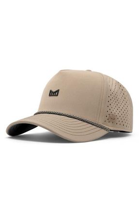 Melin Odysea Rope Bulls Icon Hydro Performance Snapback Hat in Khaki at Nordstrom, Size Medium