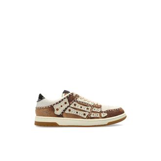 Amiri Sneakers, male, Brown, Size: 14 US Stud Skel Top Low