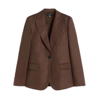 Max Mara Blazers, female, Brown, Size: 2XS Wkdnalut Jacket