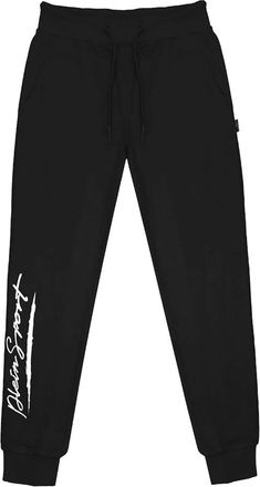 Philipp Plein Mens Plein Sport Large Signature Logo Black Sweatpants - Size: 35/34/32