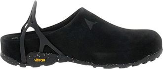 Roa Black Fedaia Suede Clogs