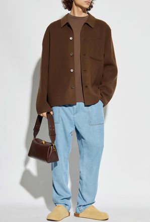 Officine Générale Benny Pocket T-shirt, Mens, Brown