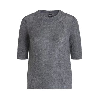 HUGO BOSS Donna, Maglie, Grigio, L, new