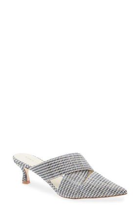 Koko + Palenki Teslee Sandal in Navy Raffia at Nordstrom, Size 6.5