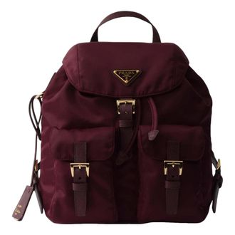 Prada (WMNS) PRADA FW25 Re-Edition 1978 Small Re-Nylon Backpack Burgundy 1BZ677-RV44-F0GCM