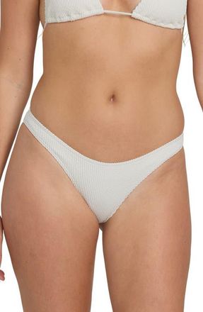 Billabong Summer Hi Hike Bikini Bottoms in Salt Crystal at Nordstrom, Size X-Small