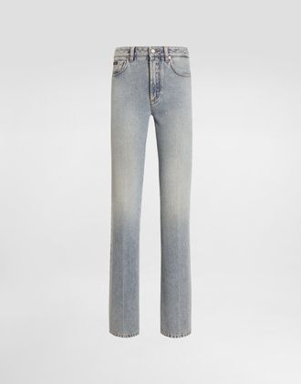 Dolce & Gabbana 5-pocket Denim Trousers - Woman Denim And Jeans Multi-colored 40