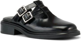 Vagabond Ellis Buckle T-Strap Mule in Black at Nordstrom, Size 10Us