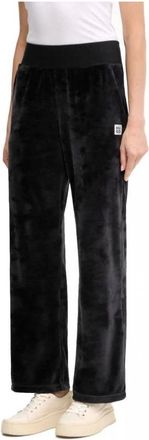 HUGO BOSS Dames, Broeken, Zwart, Maat: S Velours