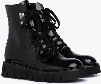 Pedro Garcia Black naplack leightweight boot | Saira | Fall winter 26 |