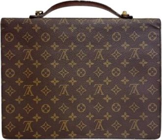 Louis Vuitton Pre-owned Monogram Briefcase - unisex - Vintage Handtas - Bruin - ONE Size - Vintage