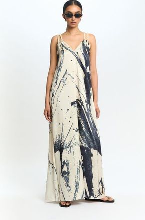 Diarrablu Jwana Castle Hill Rope Dress in Castle Hill Noir at Nordstrom, Size Xx-Large