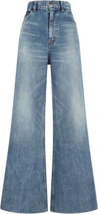 Celine Wide Jeans, female, Blue, Size: W29 Flare Jeans 001