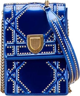 Dior Pre-owned Shoulder Bags, female, Blue, Size: ONE SIZE Pre-owned Vintage Shoulder Bag