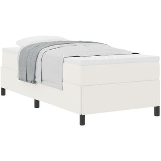 vidaXL Estructura De Cama Crema 90 X 200 Cm Telas De Pana Vidaxl