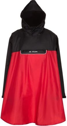 Vaude Valero Poncho Hardshelljacke - Unisex | rot