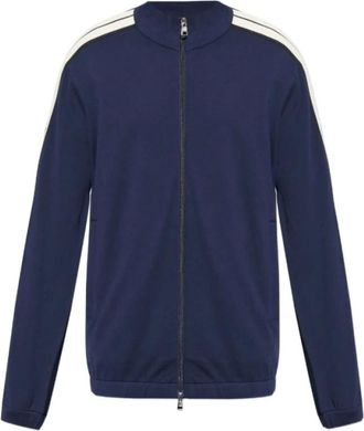 Moncler Heren, Sweatshirts & Hoodies, Blauw, Maat: XL