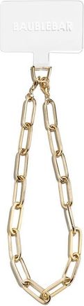 BaubleBar Hera Paperclip Link Phone Chain in Gold at Nordstrom