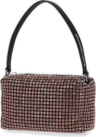 Alexander Wang Alexander Wang Hobo Bags - Heiress Metallic Chain Knit Shoulder Bag - Gr. unisize - in Gunmetal - für Damen